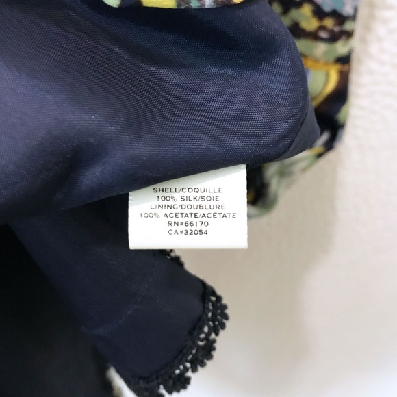 ANTHROPOLOGIE SILK OAK APPLE DRESS - Picture 8 of 8